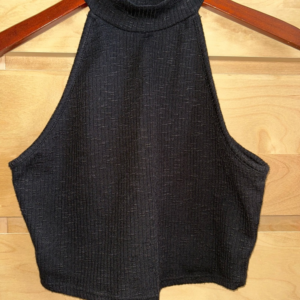 Bozzolo Black Knit Top